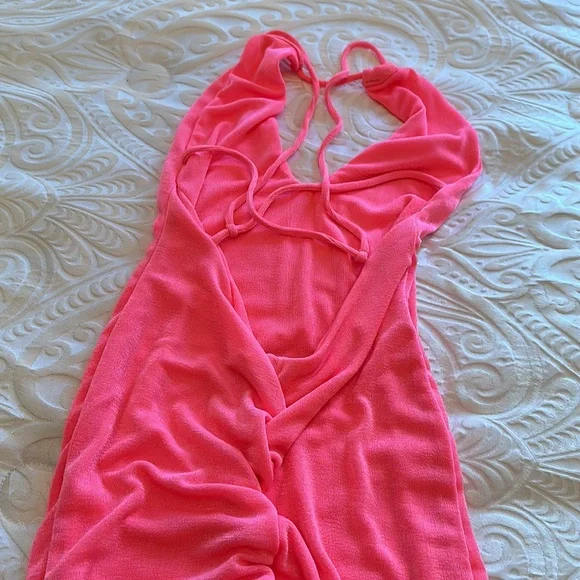 Hot Pink Bodycon Dress by Copper Closet - Picture 8 of 10